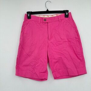 Loudmouth Golf Shorts 30 Men Hot Pink Comfort Performance Sports 9" Inseam Solid
